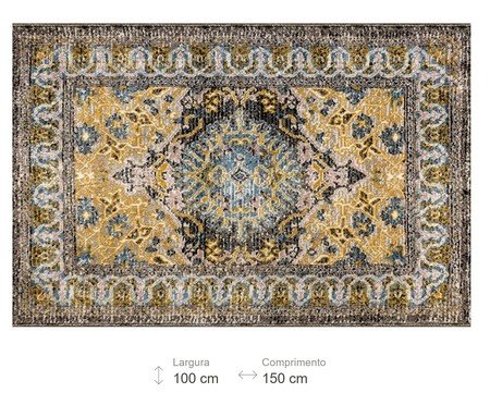 Tapete Turco Eclipse Anna Cinza | Westwing