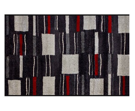 Tapete Broadway Antracite Red | Westwing