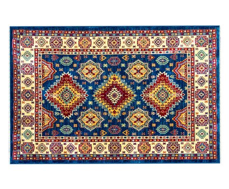 Tapete Kasakh Navy Bege | Westwing