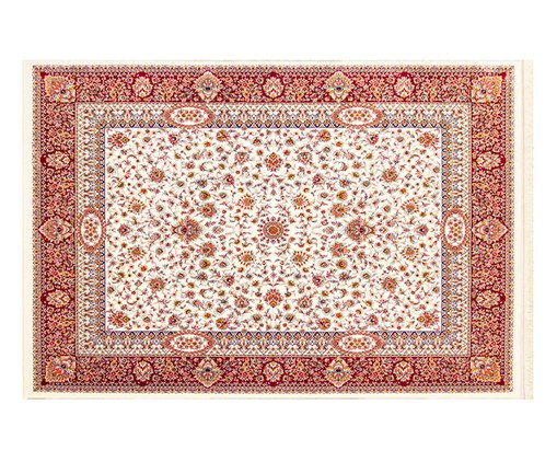 Tapete Hasankeyf Creme e Vermelho, Bege | WestwingNow