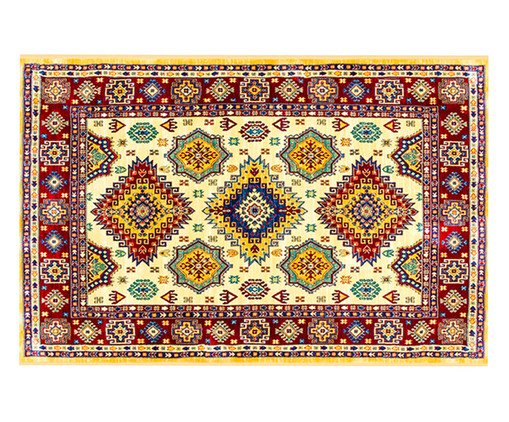 Tapete Kasakh Claret Red Bege, Bege | WestwingNow