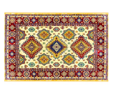 Tapete Kasakh Claret Red Bege | Westwing