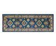 Passadeira Turco Kasakh Navy D.Beige Azul, Azul | WestwingNow