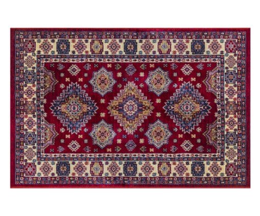 Tapete Turco Kasakh Aly Vermelho, Vermelho | WestwingNow