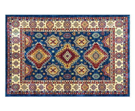 Tapete Turco Kasakh Mira Azul | Westwing