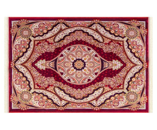 Tapete Turco Hasankeyf Vermelho e Creme, Bege | WestwingNow