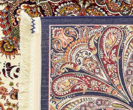 Tapete Turco Hasankeyf Creme e Navy | Westwing
