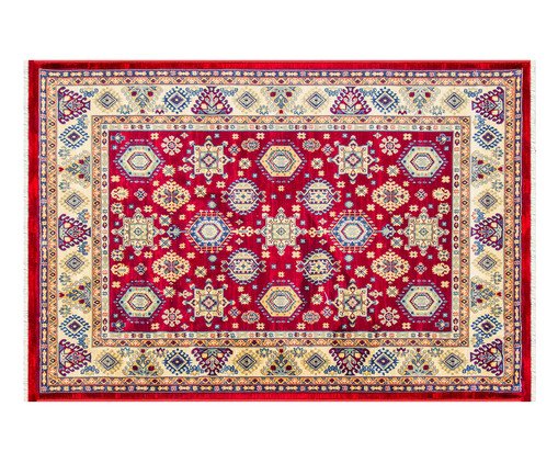 Tapete Turco Kasakh Claret Red, Colorido | WestwingNow