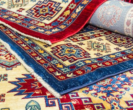 Tapete Turco Kasakh Claret Red | Westwing