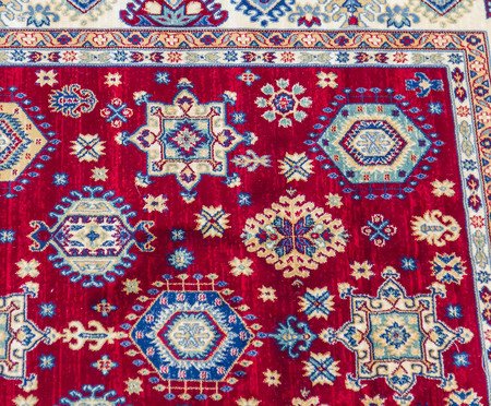 Tapete Turco Kasakh Claret Red | Westwing