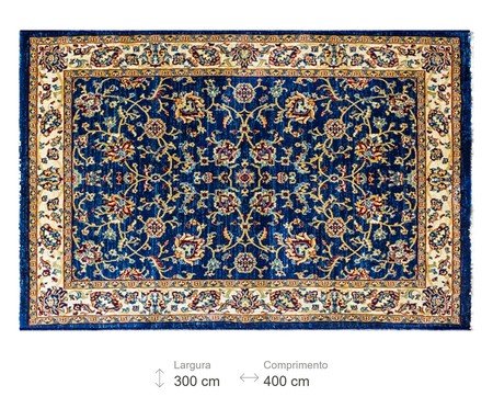 Tapete Turco Kasakh Azul | Westwing