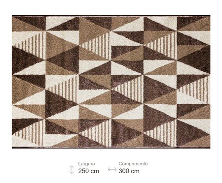 Tapete Turco Broadway Luna Marrom e Bege | Westwing