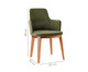 Cadeira de Madeira com Braço Mary - Verde Musgo, Verde | WestwingNow