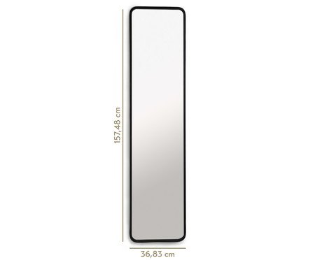 Espelho Luiza  - Preto | Westwing