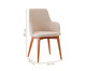 Cadeira de Madeira com Braço Dora - Creme, Bege | WestwingNow