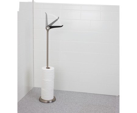 Porta Papel Higiênico Winnie - Prata | Westwing