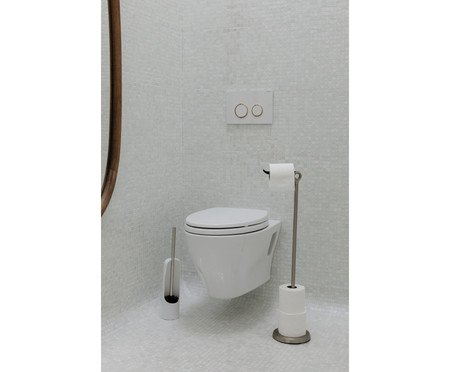 Porta Papel Higiênico Winnie - Prata | Westwing