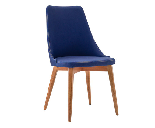 Cadeira em Madeira Suri - Azul Jeans, Azul | WestwingNow