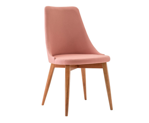 Cadeira em Madeira Suri - Rosé, Rosa | WestwingNow