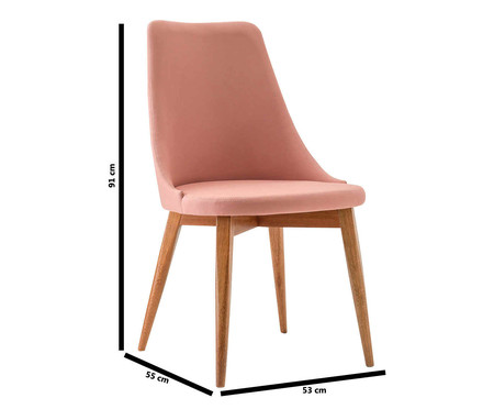 Cadeira em Madeira Dora - Rosé | WestwingNow