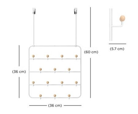 Suporte Organizador Susana - Branco | Westwing