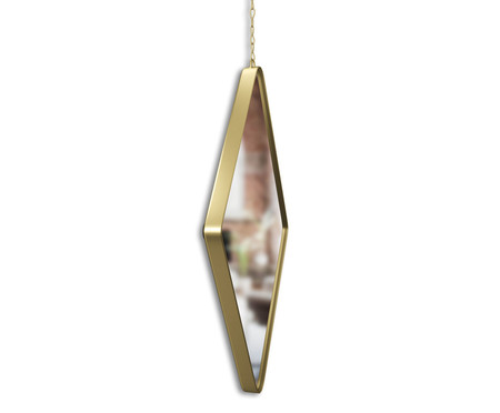 Jogo de Espelho de Parede Diamond - Dourado | WestwingNow