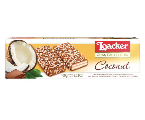 Biscoito Italiano Loacker Gran Pasticceria Coconut - 100G, Colorido | WestwingNow