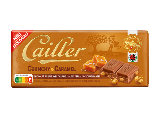 Chocolate Suí Cailler Crunchy Caramel Au Lait Avec Caramel Salé - 100G, Colorido | WestwingNow