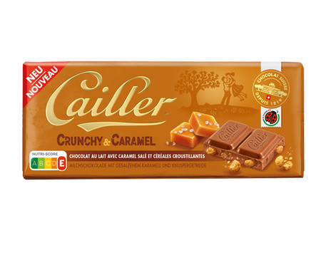 Chocolate Suí Cailler Crunchy Caramel Au Lait Avec Caramel Salé - 100G