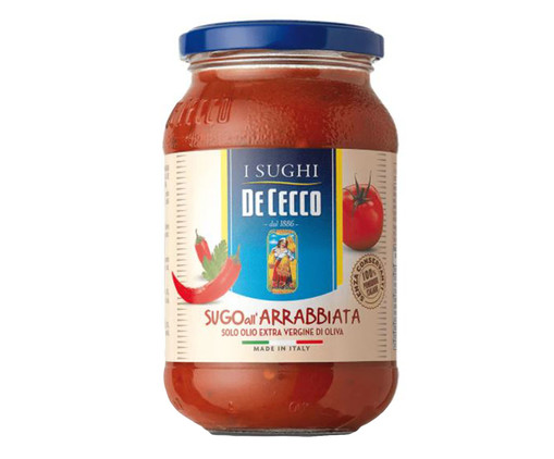 Molho Italiano de Cecco All' Arrabiata - 400G, Colorido | WestwingNow