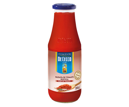 Molho Italiano de Cecco Passata Di Pomodoro Rústica - 700G