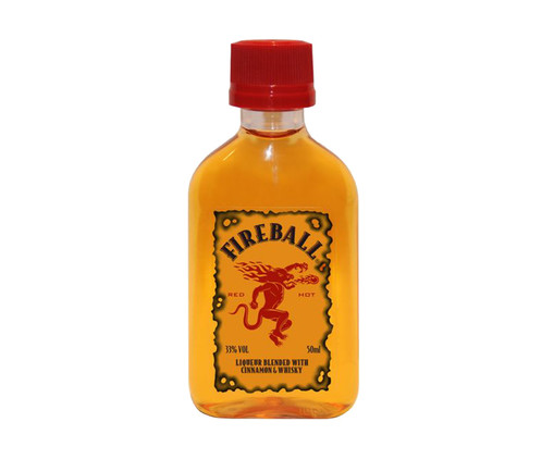 Licor Can Fireball Miniatura - 50ml, Colorido | WestwingNow