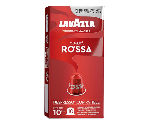 Café Ita Lavazza Ncc Alumínio Rossa 10 - 10 Cápsulas - 57G, Colorido | WestwingNow