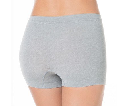 Boxer Tecno 3D Washed Prateada | Westwing