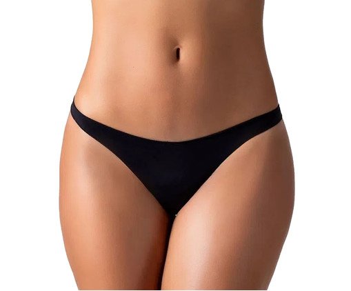 Calcinha Fio Dental Preto, Preto | WestwingNow