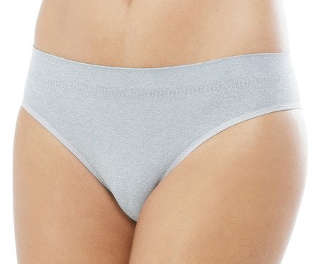Calcinha Biquíni Tecno Washed Prateada | Westwing