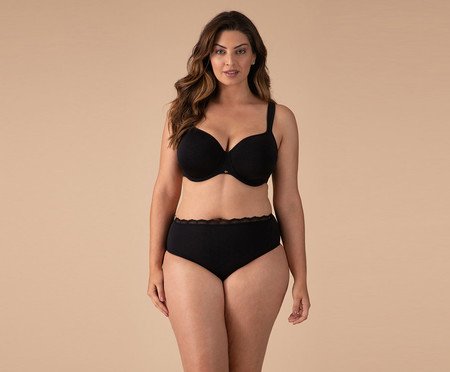 Calcinha Hot Panty Control Preto | Westwing