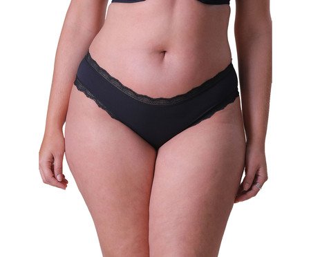 Calcinha Tanga Asa Delta Preto | Westwing