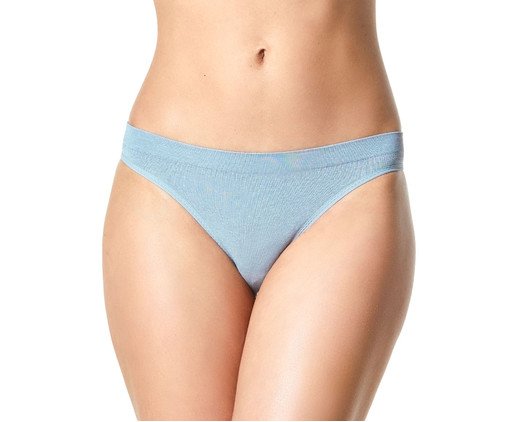 Calcinha Tanga Tecno 3D Washed Prata, Prata ou Metálico | WestwingNow