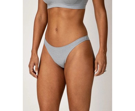 Calcinha Tanga Washed Prateada | Westwing