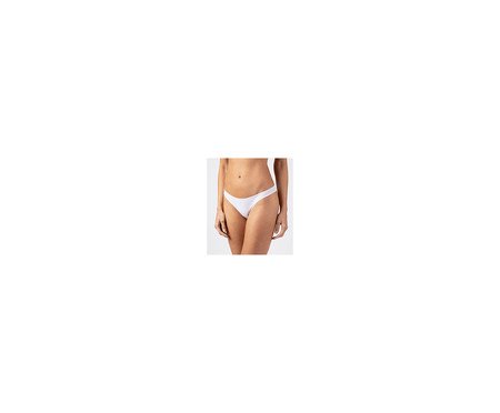 Calcinha Tanga Baixa Overlock Branco | Westwing