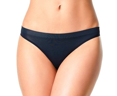 Calcinha Tanga Tecno 3D Preto | Westwing