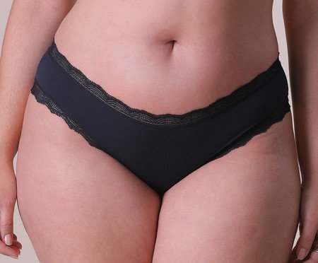 Calcinha Tanga Asa Delta Preto | Westwing