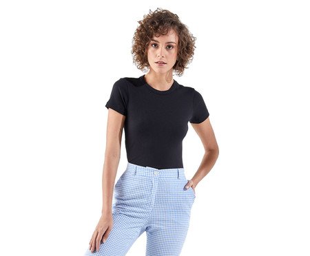 Camiseta Manga Curta Preto II | Westwing
