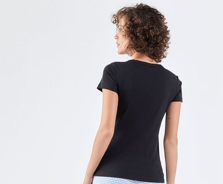 Camiseta Manga Curta Preto II | Westwing