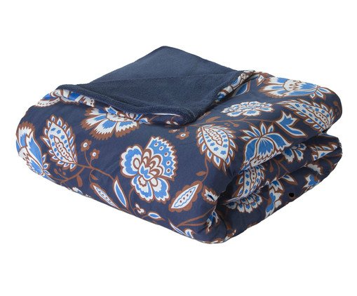Capa de Coberdrom Soft Duvet Essencialle Boho Blue Branco, Branco | WestwingNow