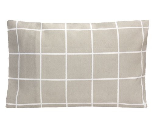 inativo_Fronha Grid Cinza, Cinza | WestwingNow