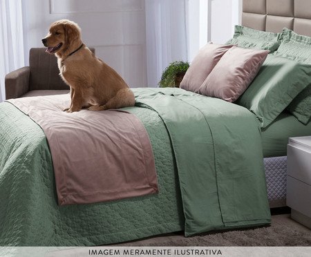 Jogo de Lençol Clássico Tous Les Jours Verde 200 Fios | Westwing