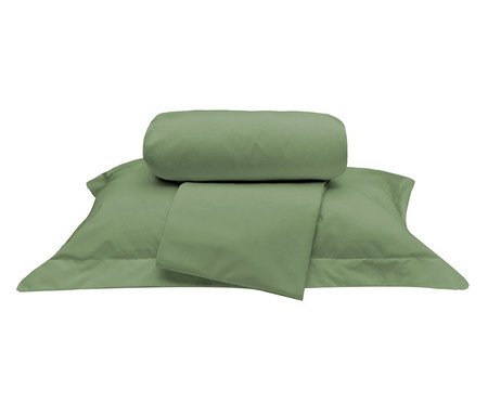 Jogo de Lençol Clássico Tous Les Jours Verde 200 Fios | Westwing