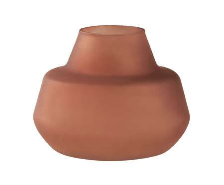 Vaso em Vidro Marci l - Terracota